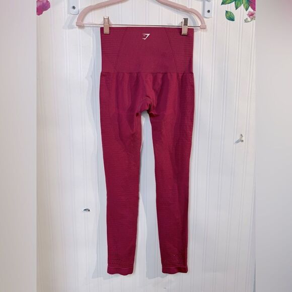Gymshark Red High-Waisted Leggings Seamless Sz. XS - Picture 4 of 7